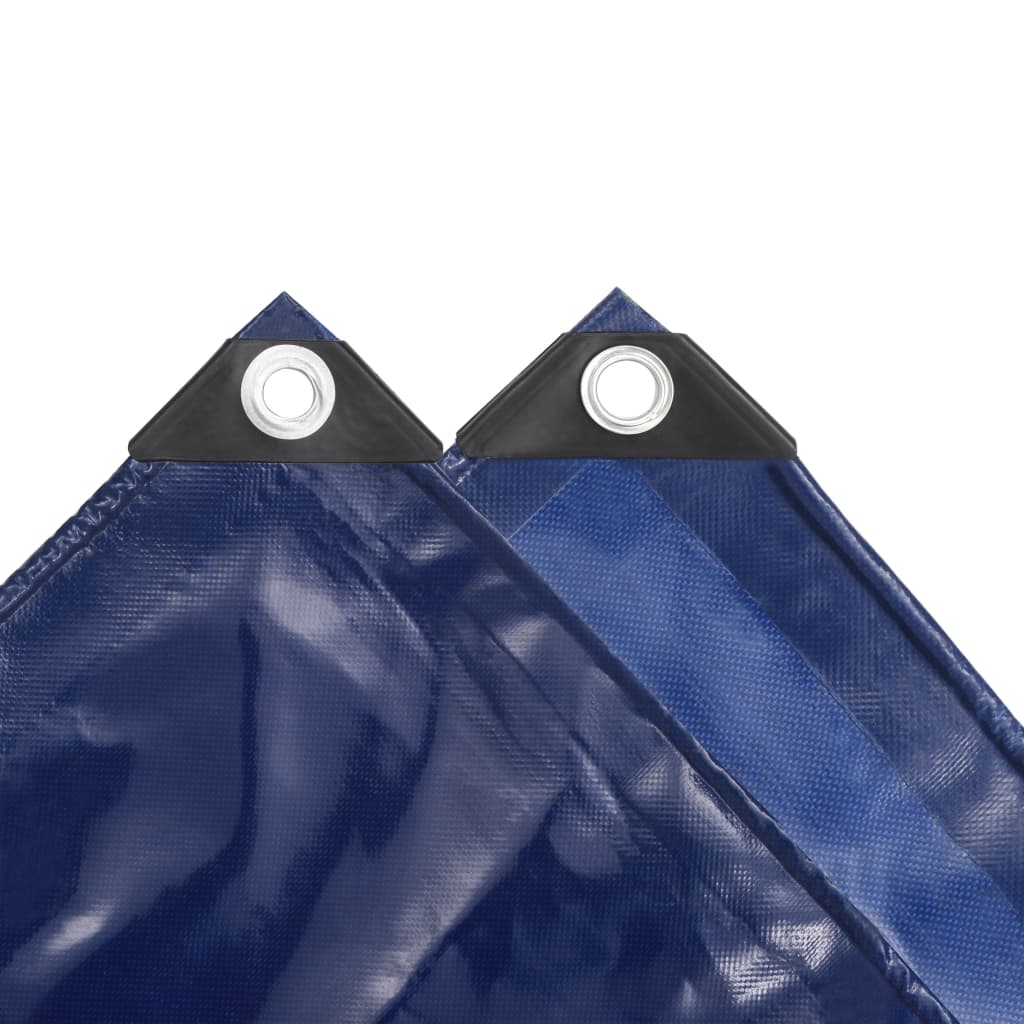 Dekzeil 650 g/m² 3,5x5 m blauw – afbeelding 4