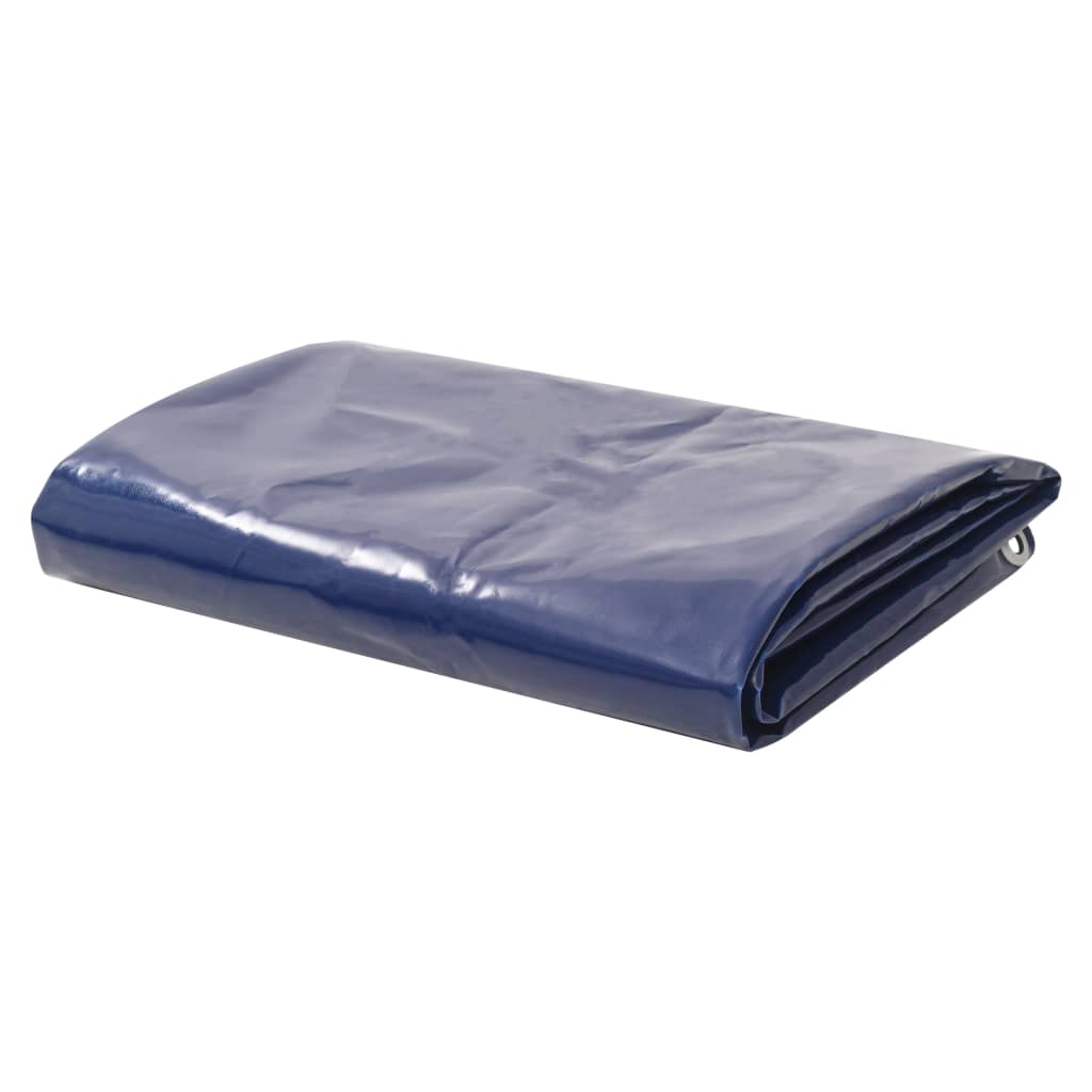 Dekzeil 650 g/m² 6x8 m blauw