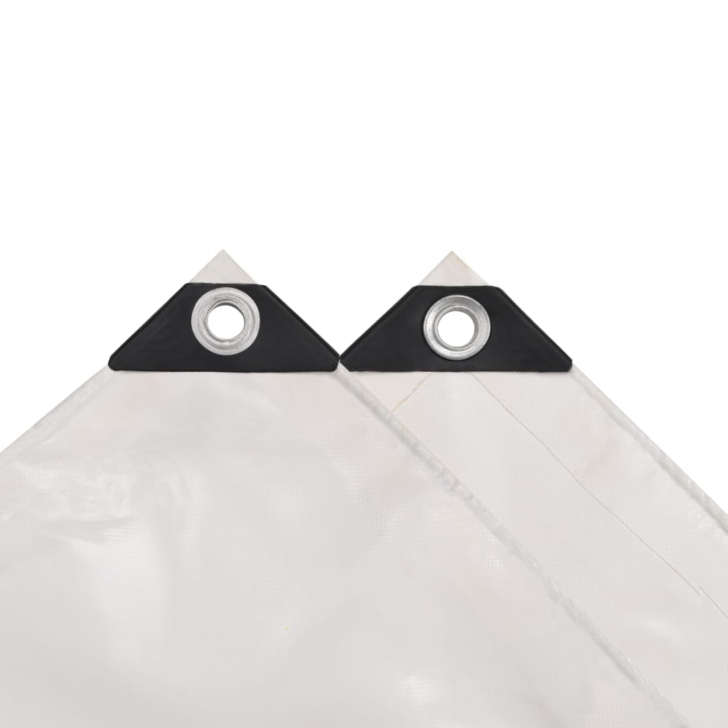 Dekzeil 650 g/m² 1,5x6 m wit – afbeelding 4