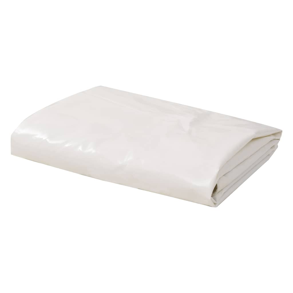 Dekzeil 650 g/m² 5x6 m wit – afbeelding 1