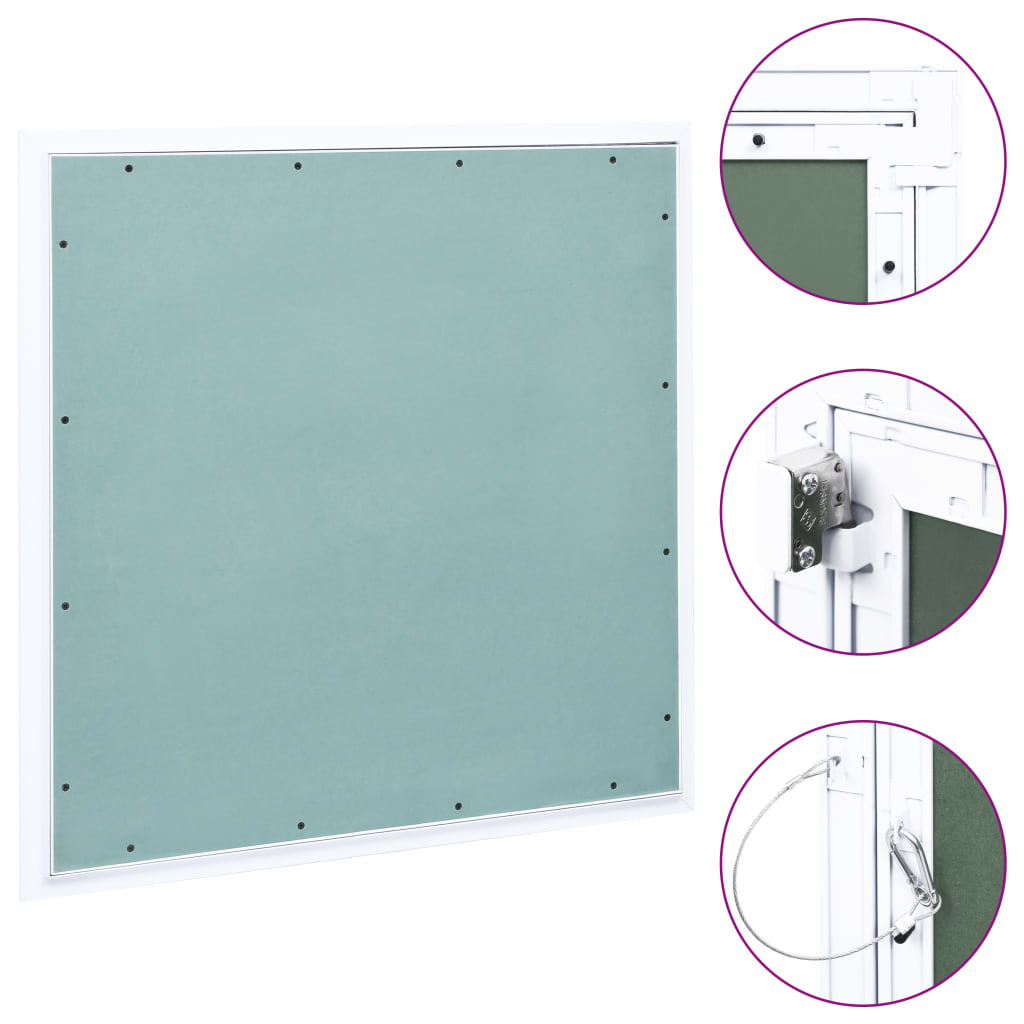 Toegangspaneel met aluminium frame en gipsplaat 700x700 mm