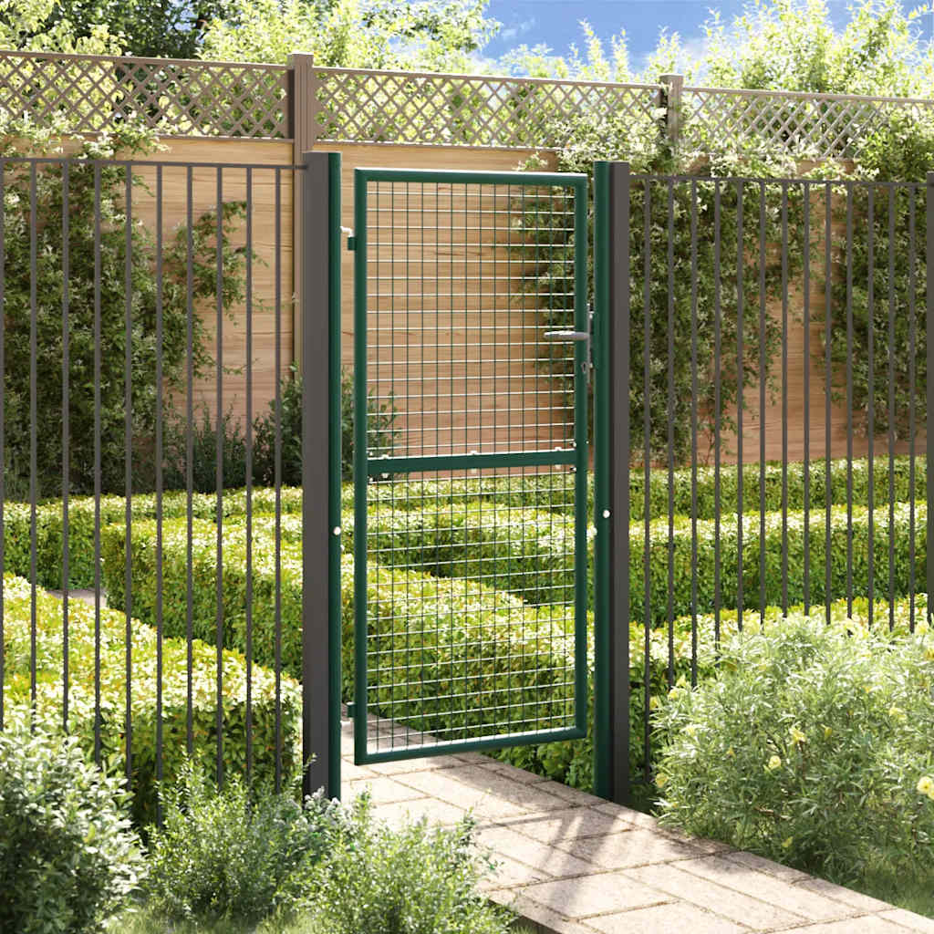 Hekpoort staal 100x175 cm groen