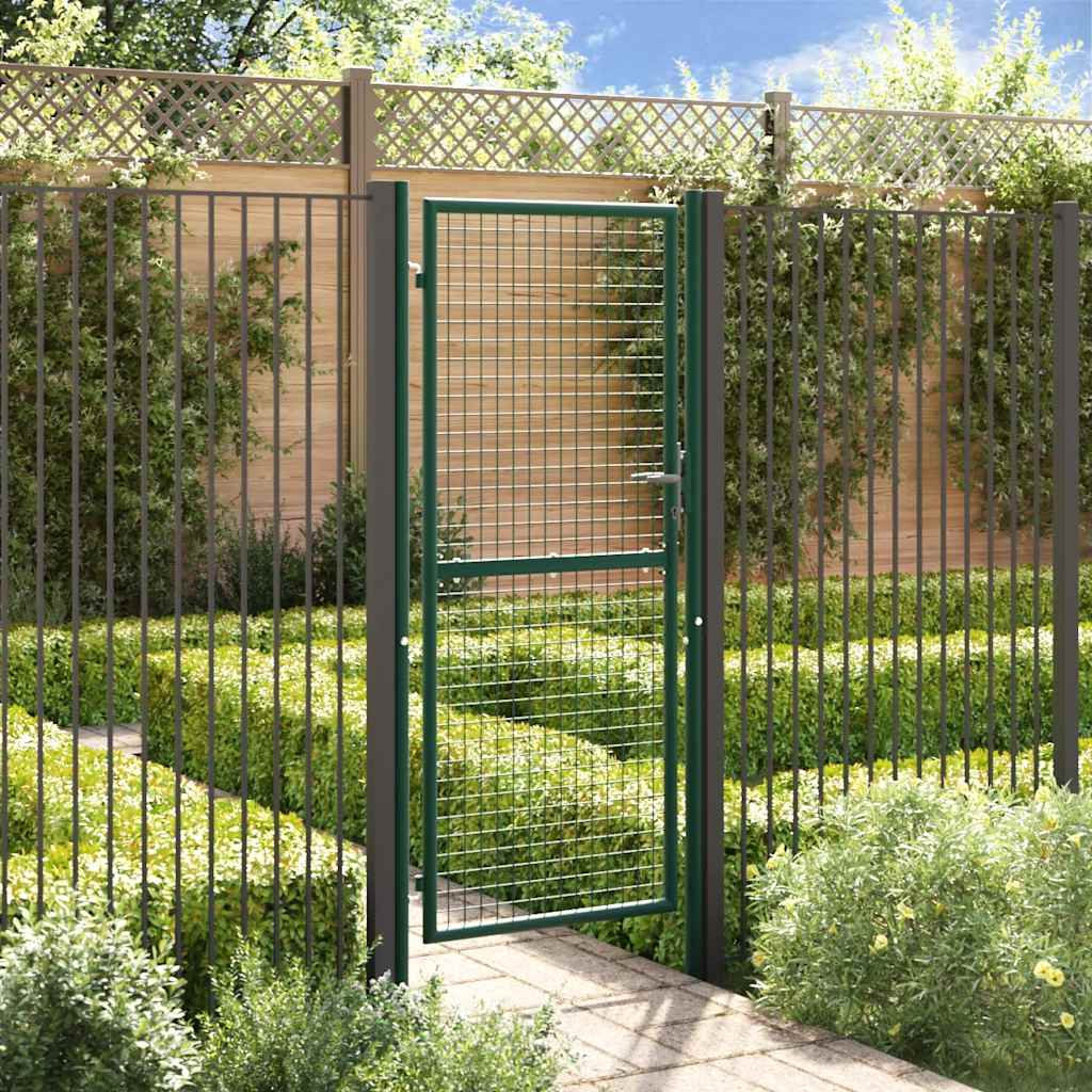 Hekpoort staal 100x200 cm groen
