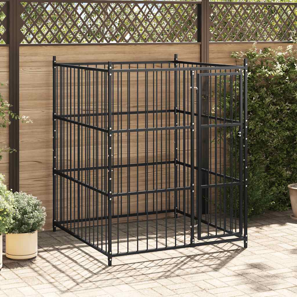 Hondenkennel voor buiten 150x150x185 cm