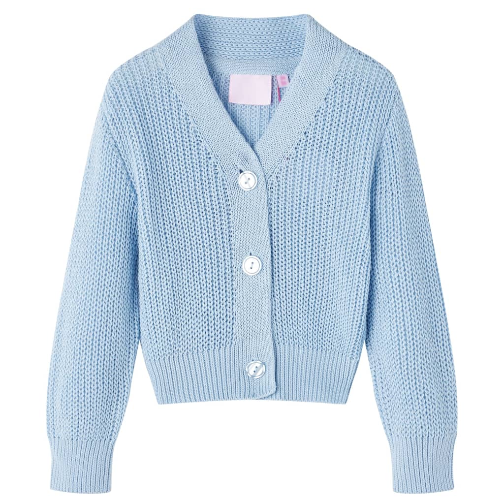 Kindervest gebreid 98 blauw