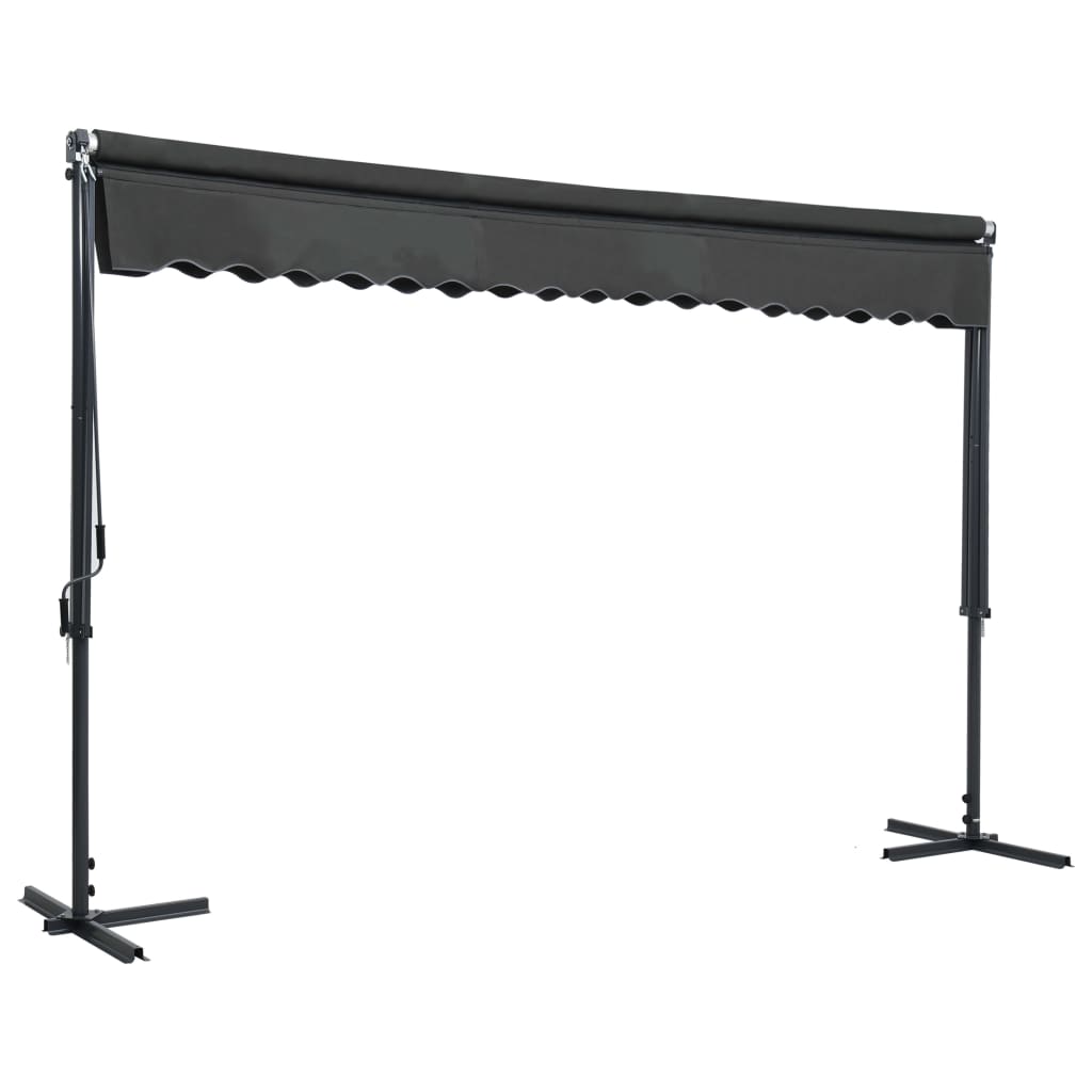 Luifel vrijstaand 400x300 cm antraciet – afbeelding 2