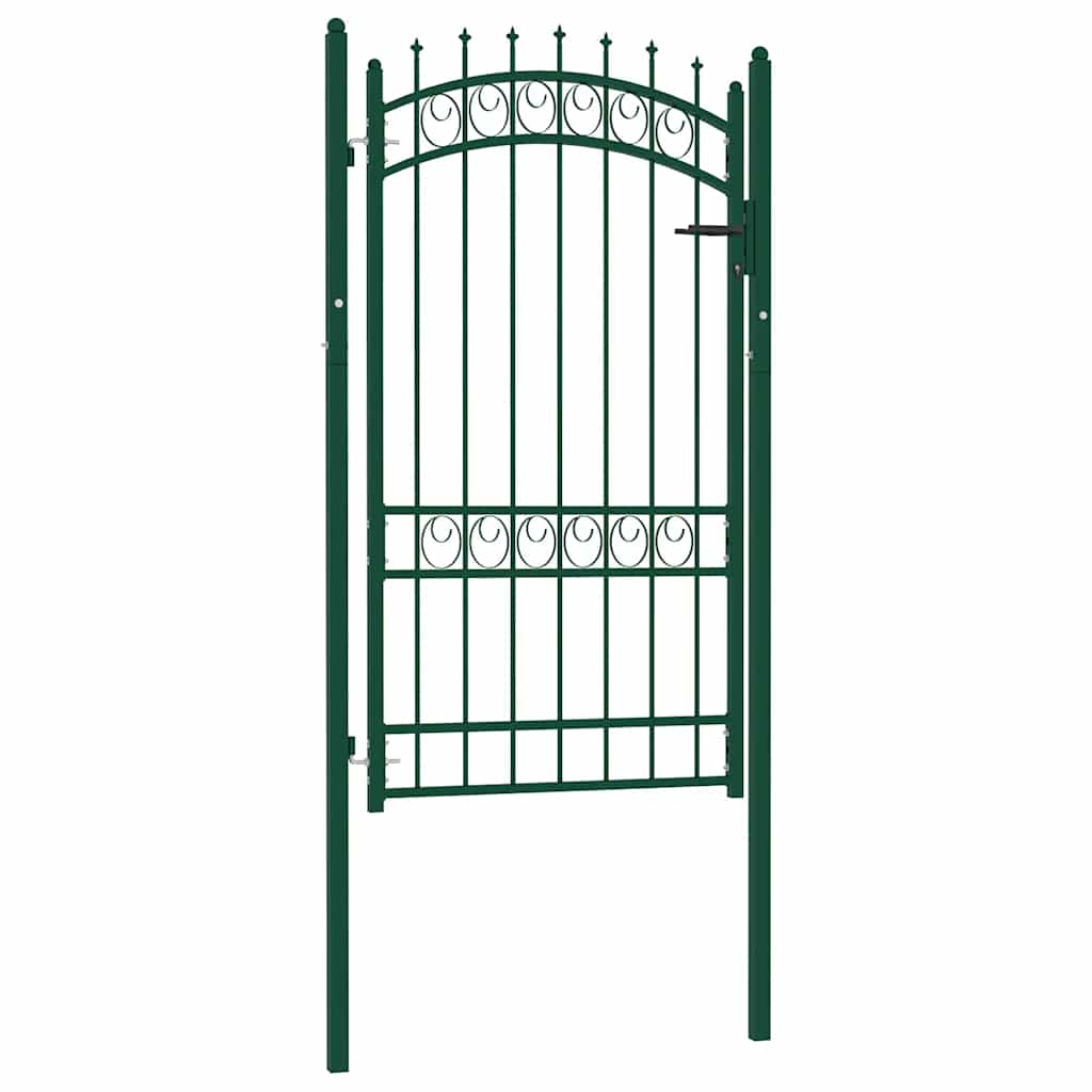 Hekpoort EMMEN met stalen pinnen 103x134,5 cm groen