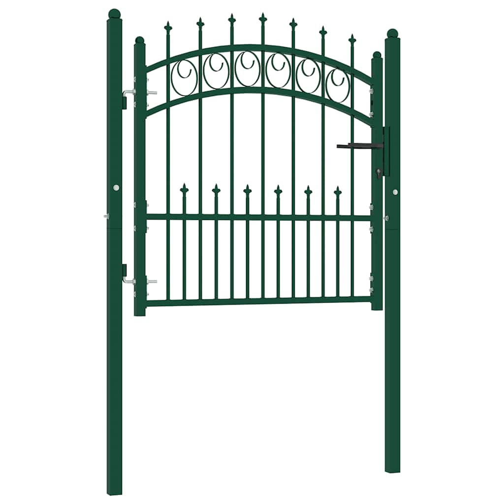 Hekpoort EMMEN met stalen pinnen 104x97 cm groen