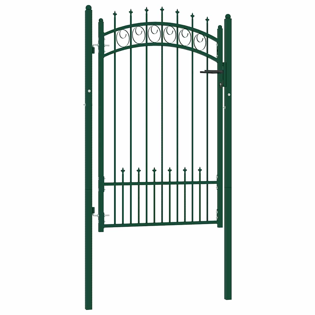 Hekpoort EMMEN met stalen pinnen 104x117 cm groen