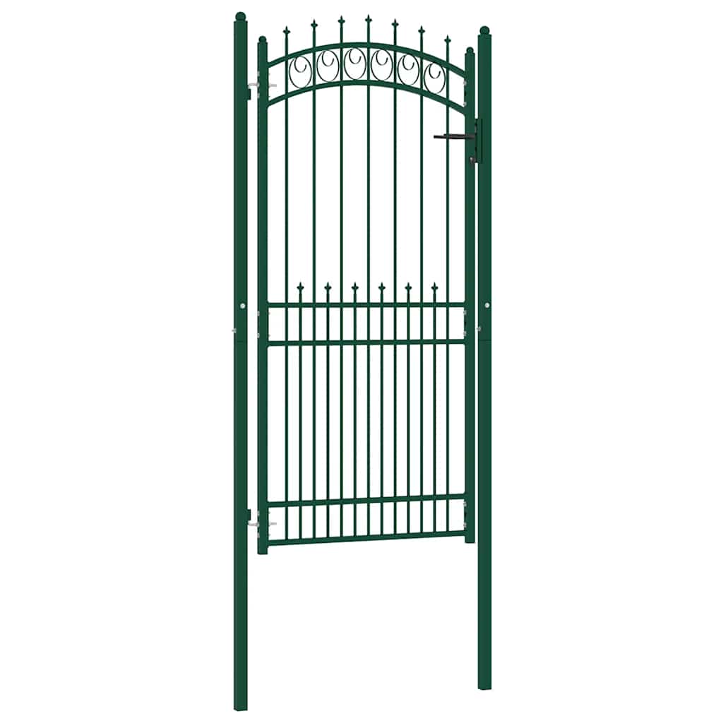 Hekpoort EMMEN met stalen pinnen 104x147 cm groen
