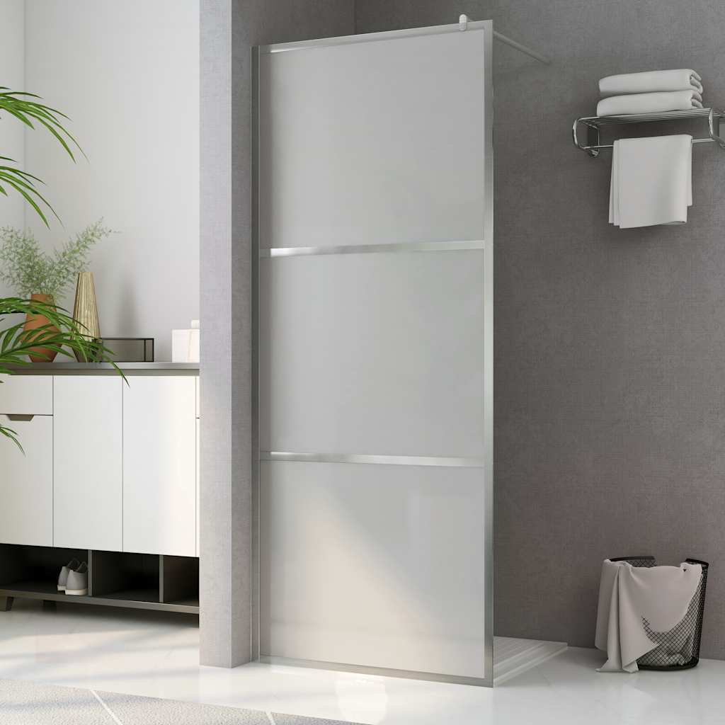 Inloopdouchewand mat 140x195 cm ESG-glas