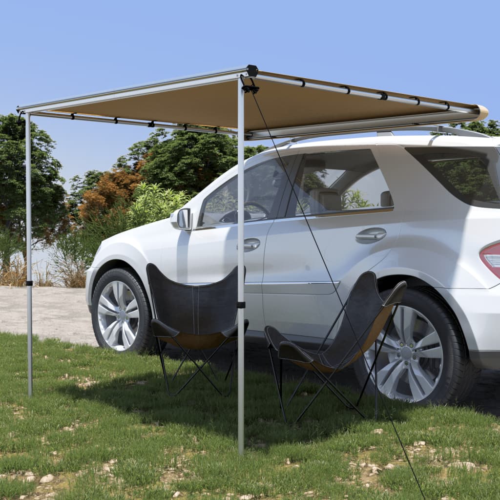 Luifel voor camper en caravan 1,8x2x2,15 m beige – afbeelding 1