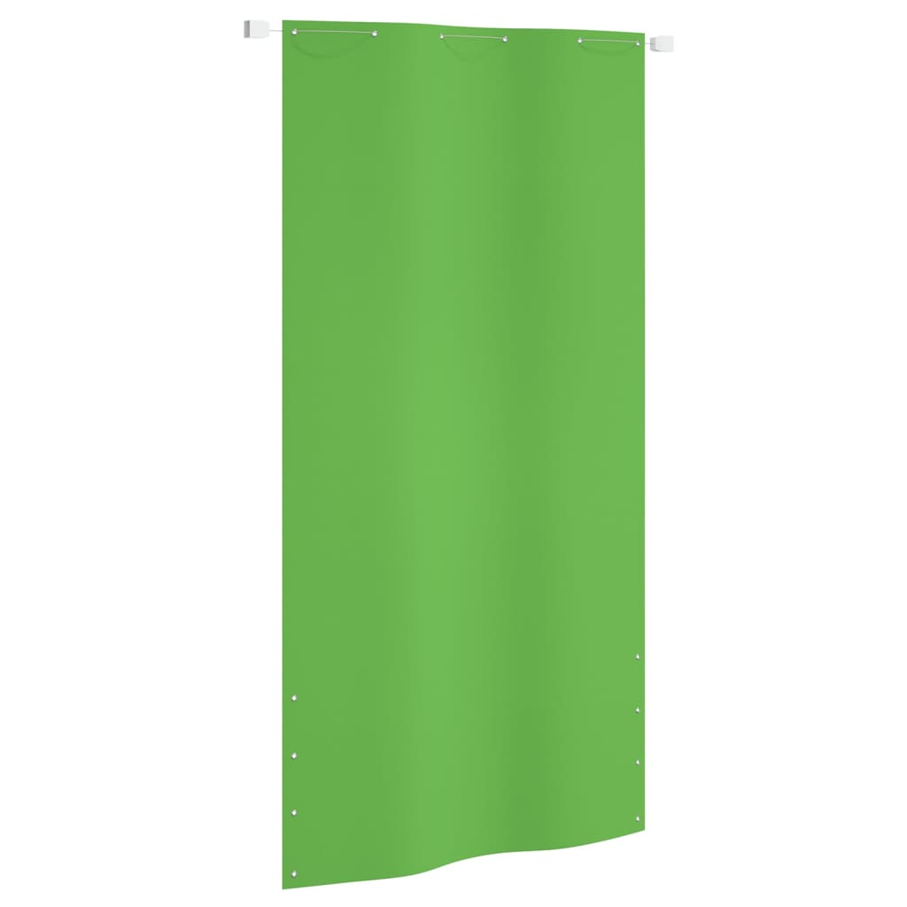 Balkonscherm 120x240 cm oxford stof lichtgroen – afbeelding 1
