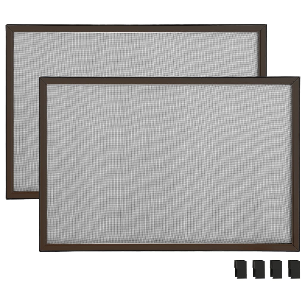 Raamhor uitschuifbaar (100-193)x75 cm bruin – afbeelding 5
