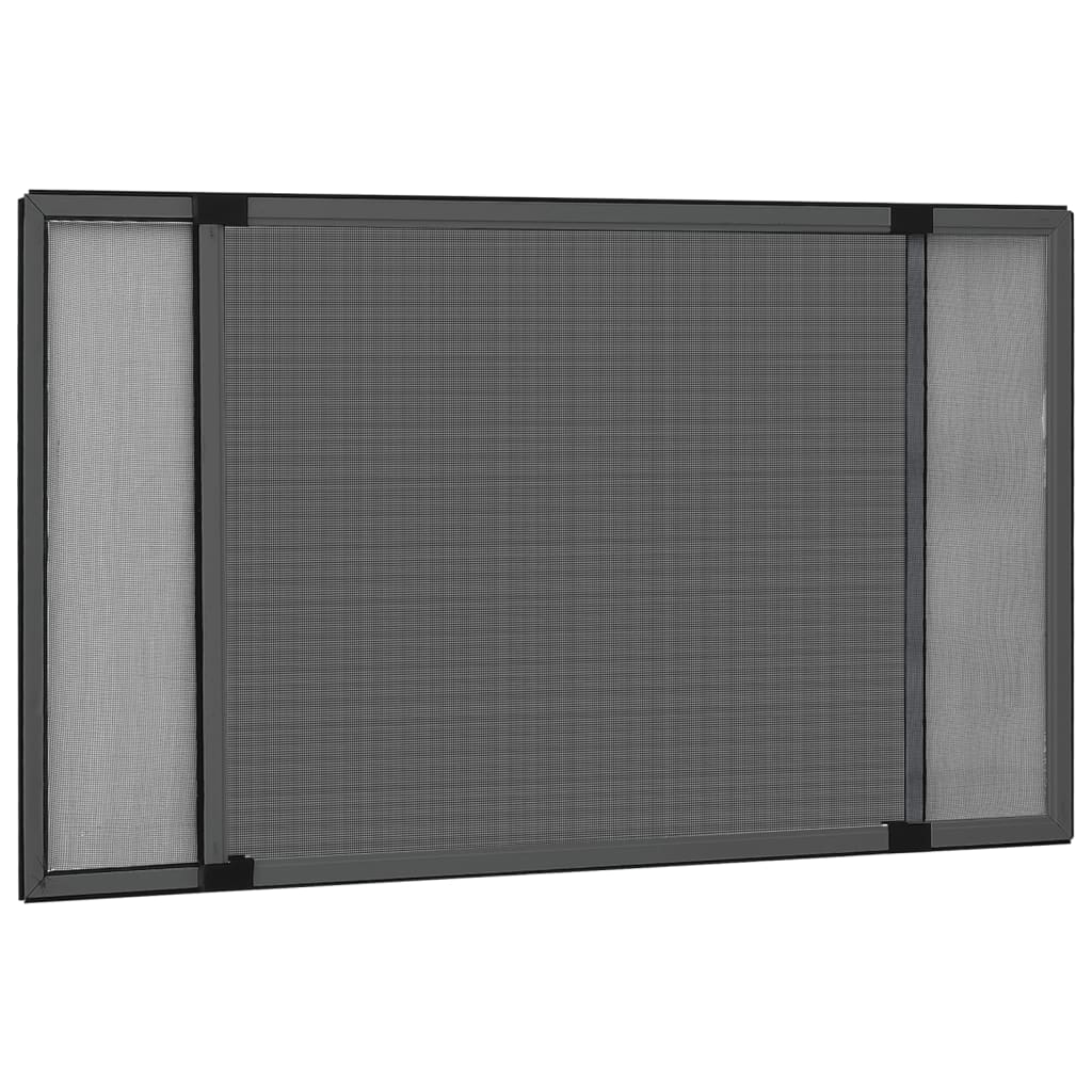 Raamhor uitschuifbaar (100-193)x75 cm antracietkleurig – afbeelding 1