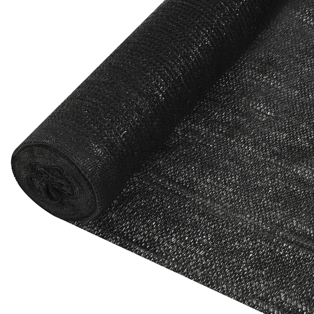 Privacynet 195 g/m² 1,8x50 m HDPE zwart – afbeelding 1