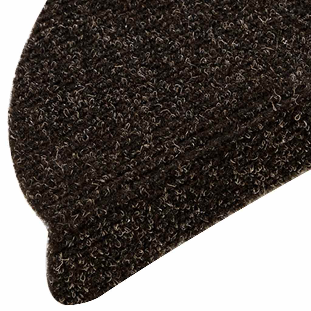 Trapmatten Zelfklevend 5 stuks 56x17x3 cm Donkerbruin Halfrond – afbeelding 6