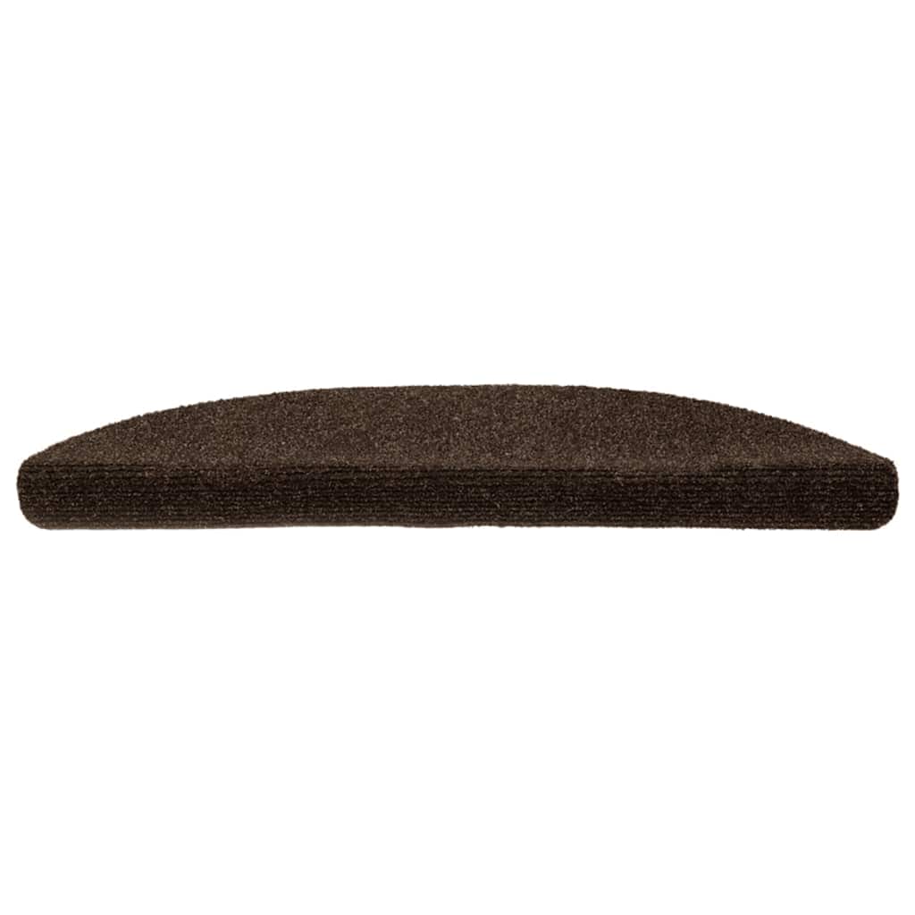 Trapmatten zelfklevend 10 stuks 56x17x3 cm bruin halfrond – afbeelding 3