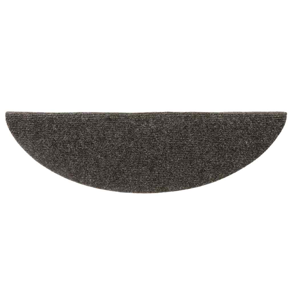 Trapmatten Zelfklevend 5 stuks 56x17x3 cm Antraciet Halfrond – afbeelding 4