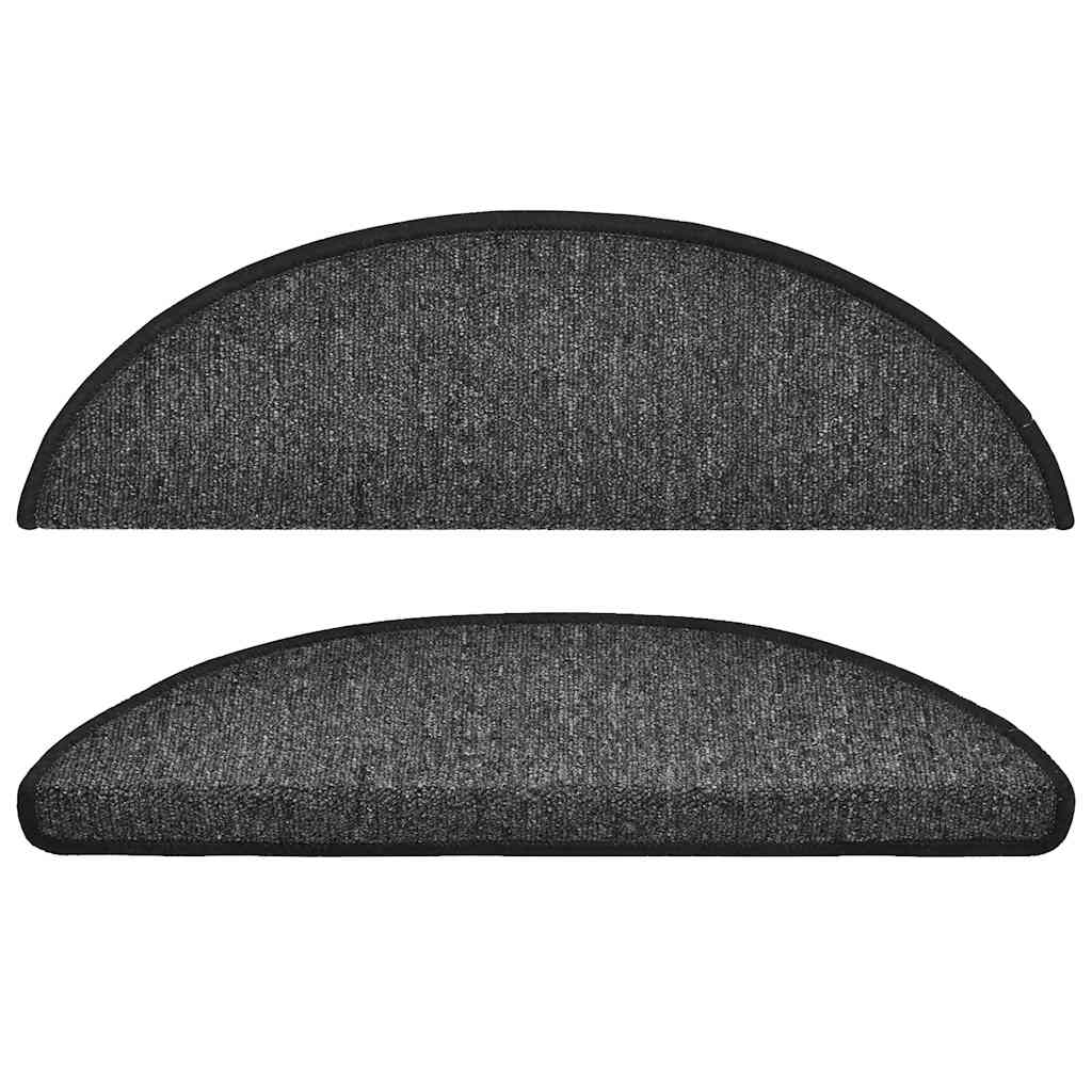 Trapmatten 10 st 56x17x3 cm Antraciet Halfrond – afbeelding 4
