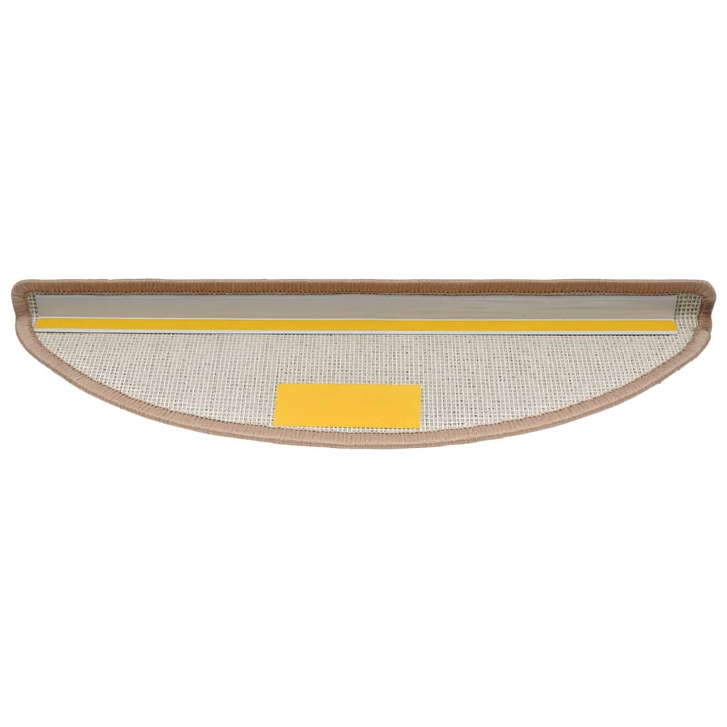 Trapmatten 10 st 56x17x3 cm Lichtbruin Halfrond – afbeelding 5