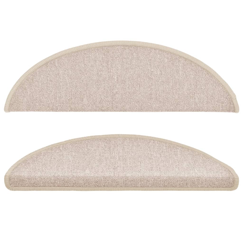 Trapmatten 10 st 56x17x3 cm Taupe Halfrond – afbeelding 4