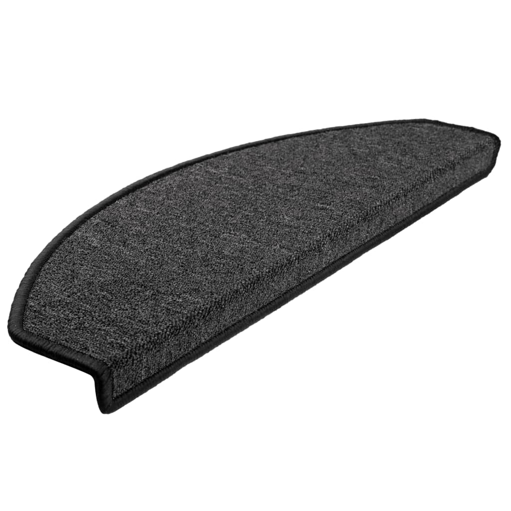 Trapmatten 10 st 65x24x4 cm Antraciet Halfrond Groot – afbeelding 3