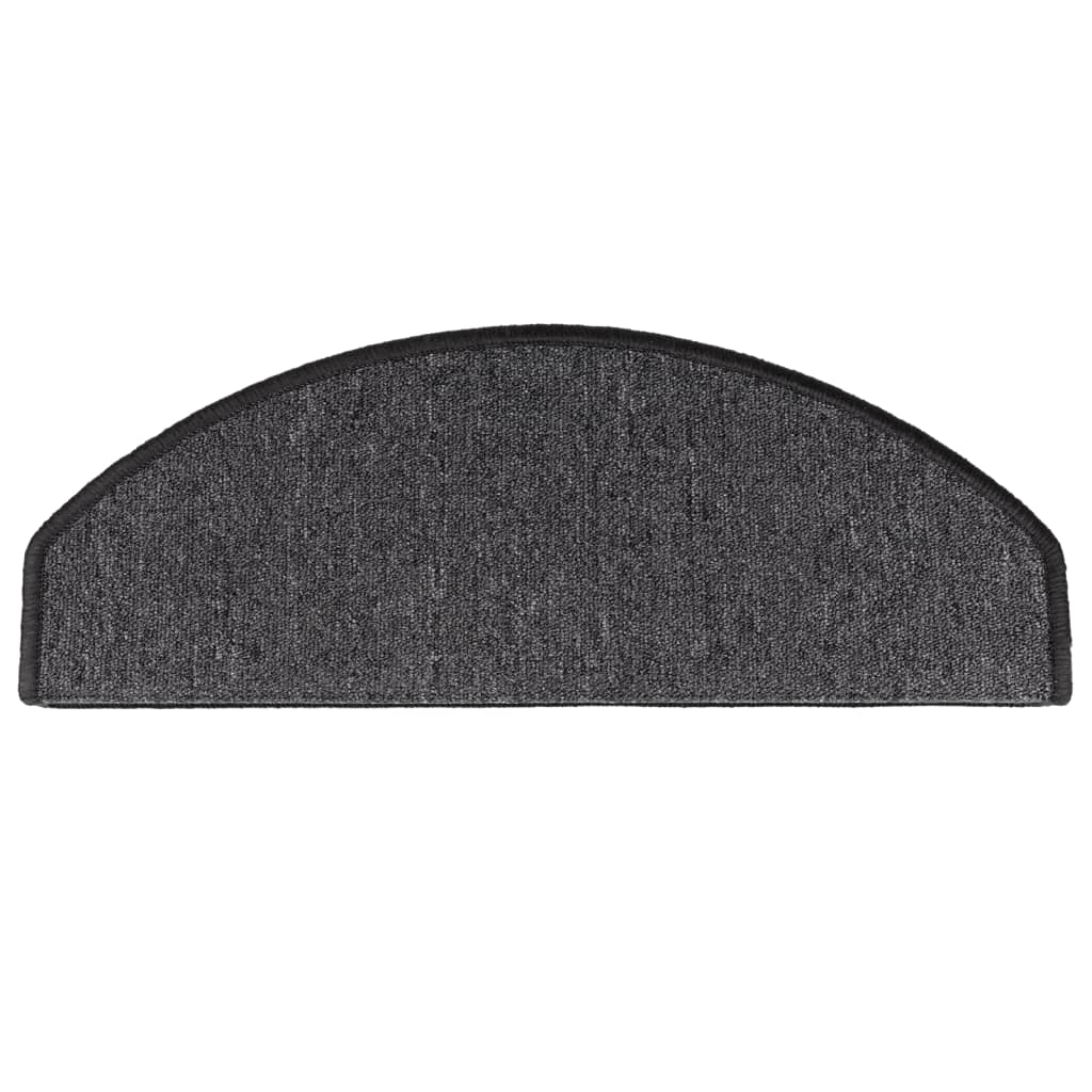 Trapmatten 10 st 65x24x4 cm Antraciet Halfrond Groot – afbeelding 5