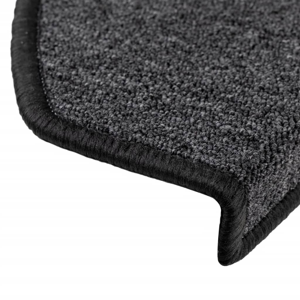 Trapmatten 10 st 65x24x4 cm Antraciet Halfrond Groot – afbeelding 7