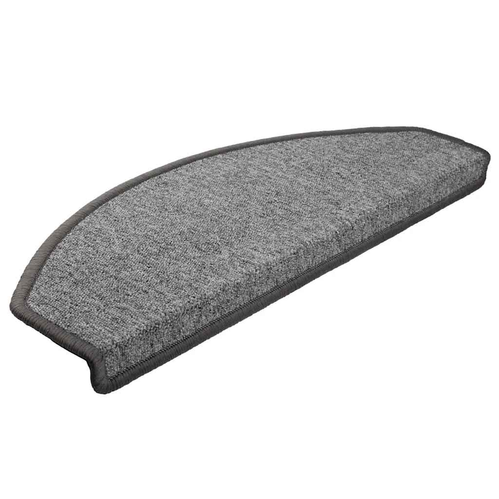 Trapmatten 10 st 65x24x4 cm Donkergrijs Halfrond Groot – afbeelding 3