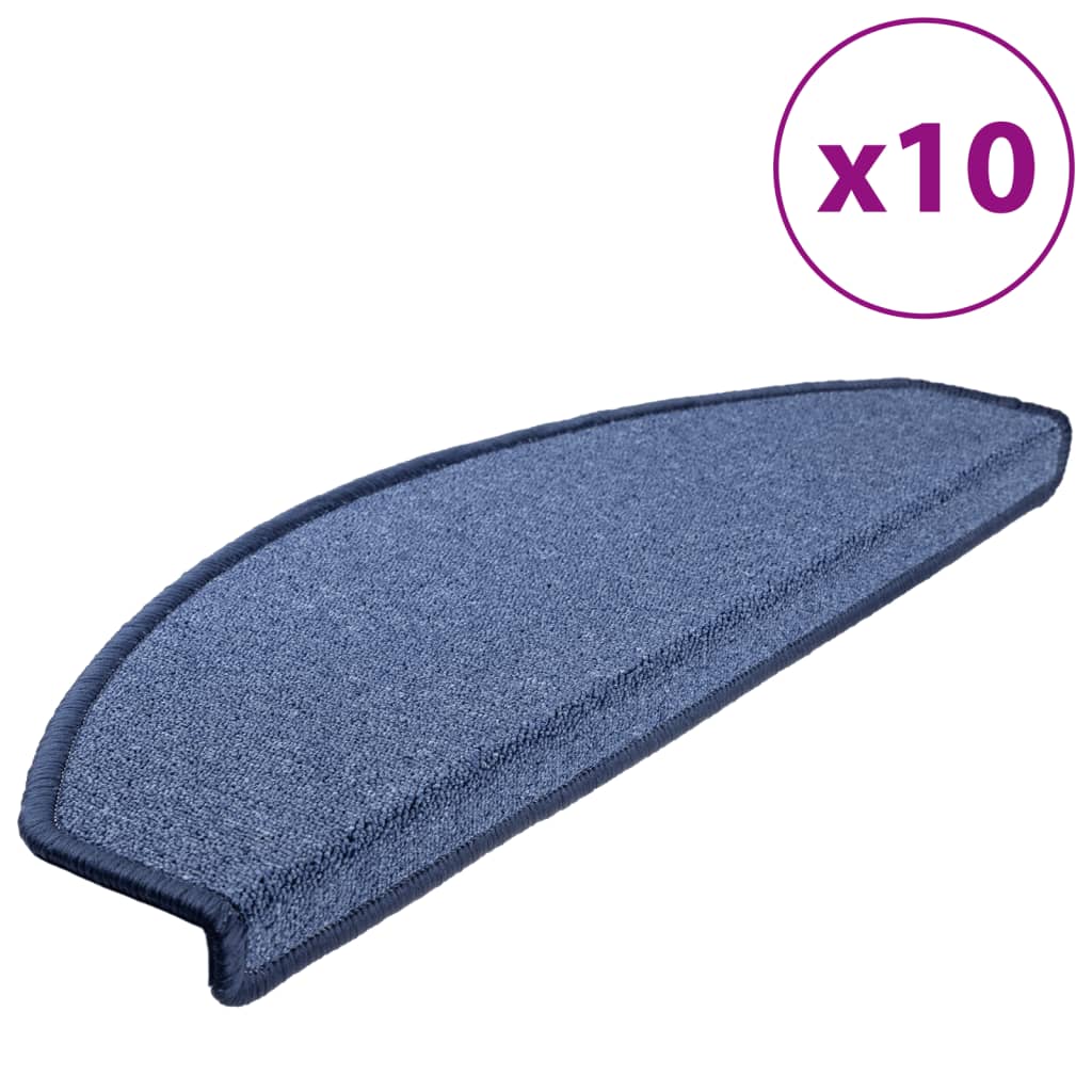 Trapmatten 10 st 65x24x4 cm Blauw Halfrond Groot – afbeelding 2