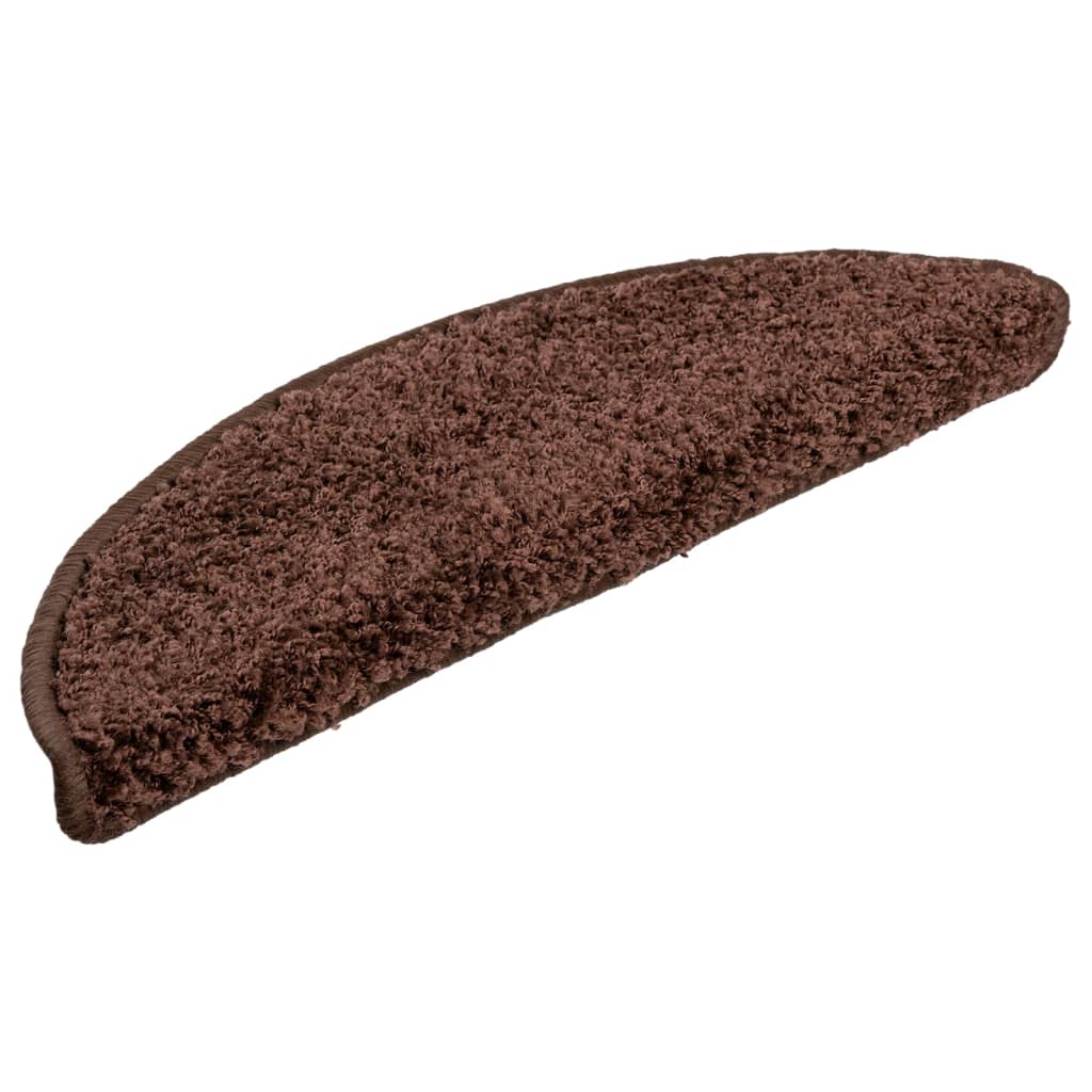 Trapmatten 10 st 56x17x3 cm Bruin Halfrond – afbeelding 3