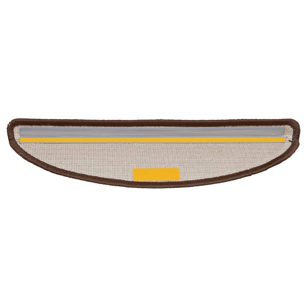 Trapmatten 10 st 56x17x3 cm Bruin Halfrond – afbeelding 5