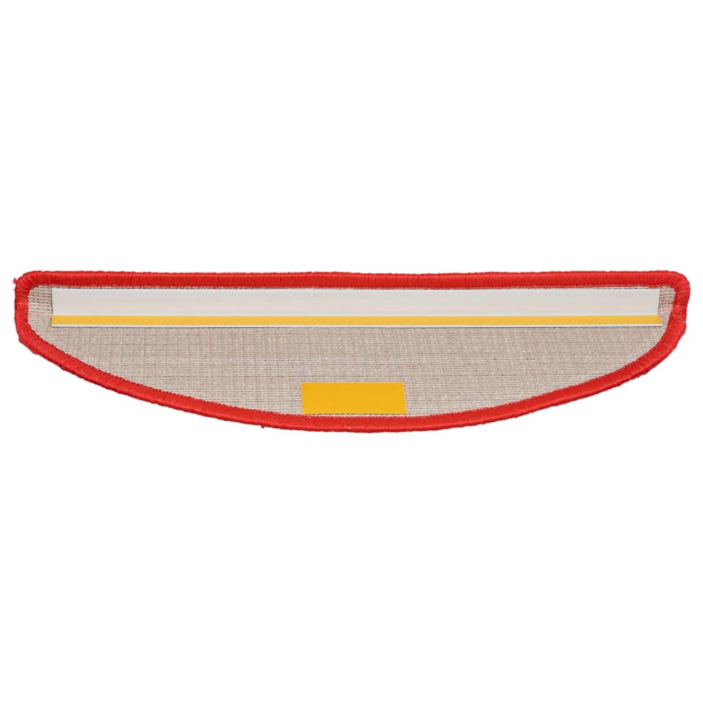 Trapmatten 10 st 56x17x3 cm Rood Halfrond – afbeelding 5