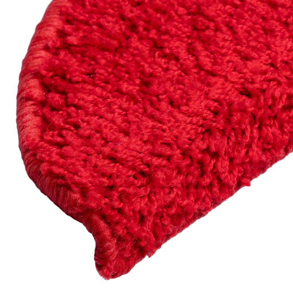 Trapmatten 10 st 56x17x3 cm Rood Halfrond – afbeelding 6