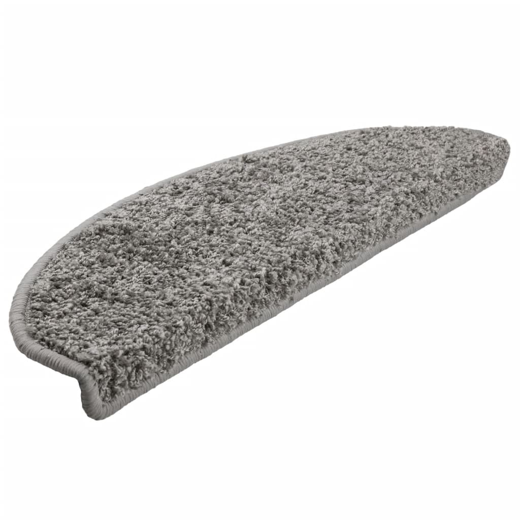 Trapmatten 10 st 65x21x4 cm Grijs Halfrond Groot – afbeelding 3