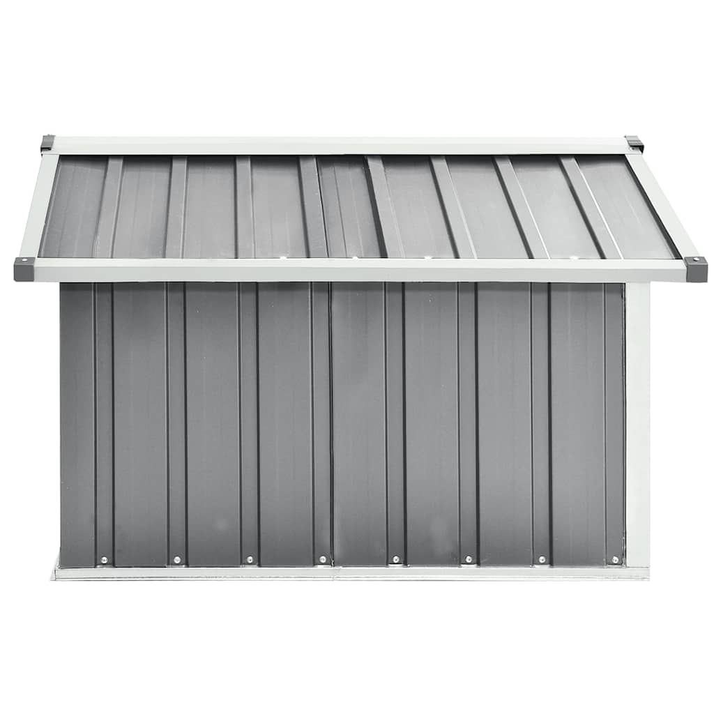 Overkapping voor robotmaaier 92x97x63 cm staal grijs – afbeelding 4