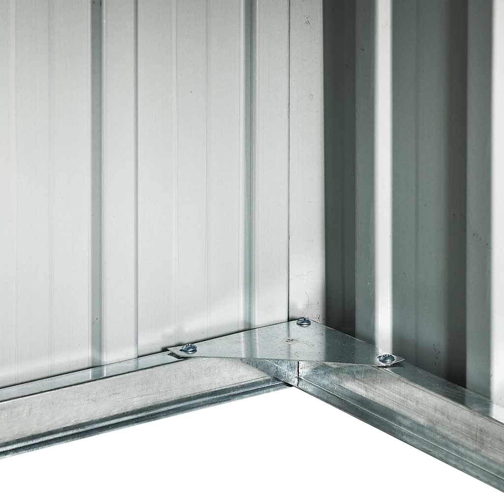 Overkapping voor robotmaaier 92x97x63 cm staal grijs – afbeelding 8