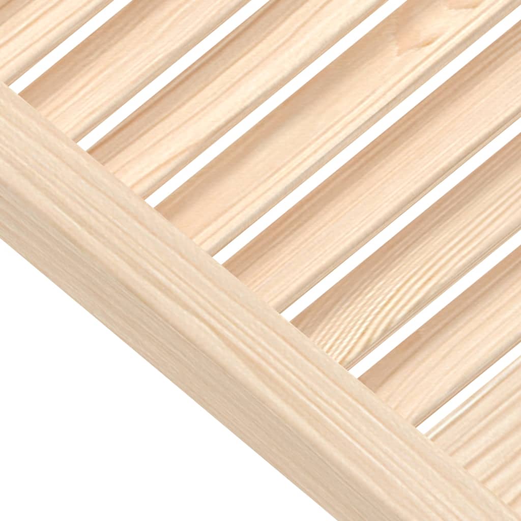 Kastdeur met lamellen 61,5x59,4 cm massief grenenhout – afbeelding 4