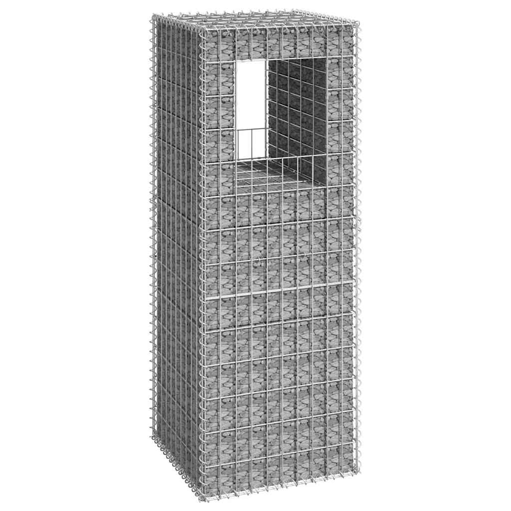 Schanskorf paal 50x50x140 cm ijzer