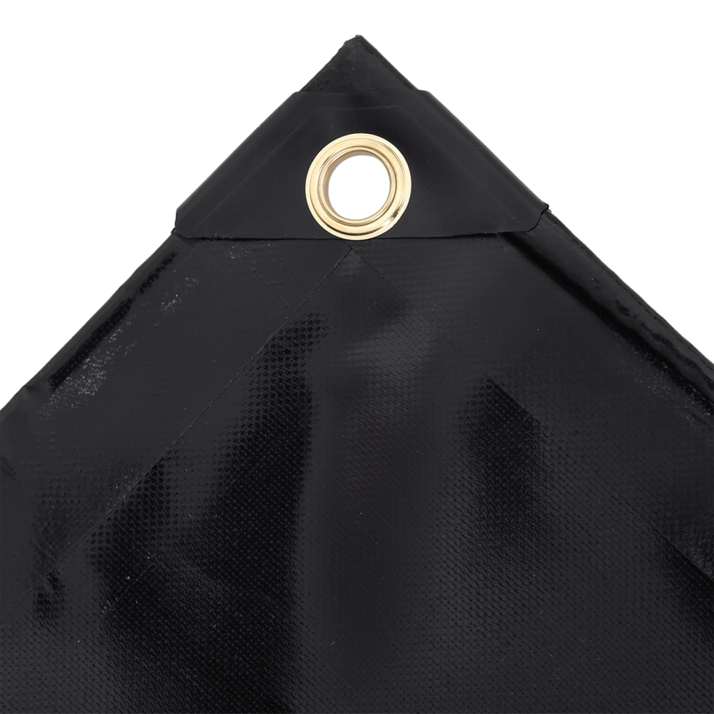 Dekzeil 650 g/m² 1,5x10 m zwart – afbeelding 2