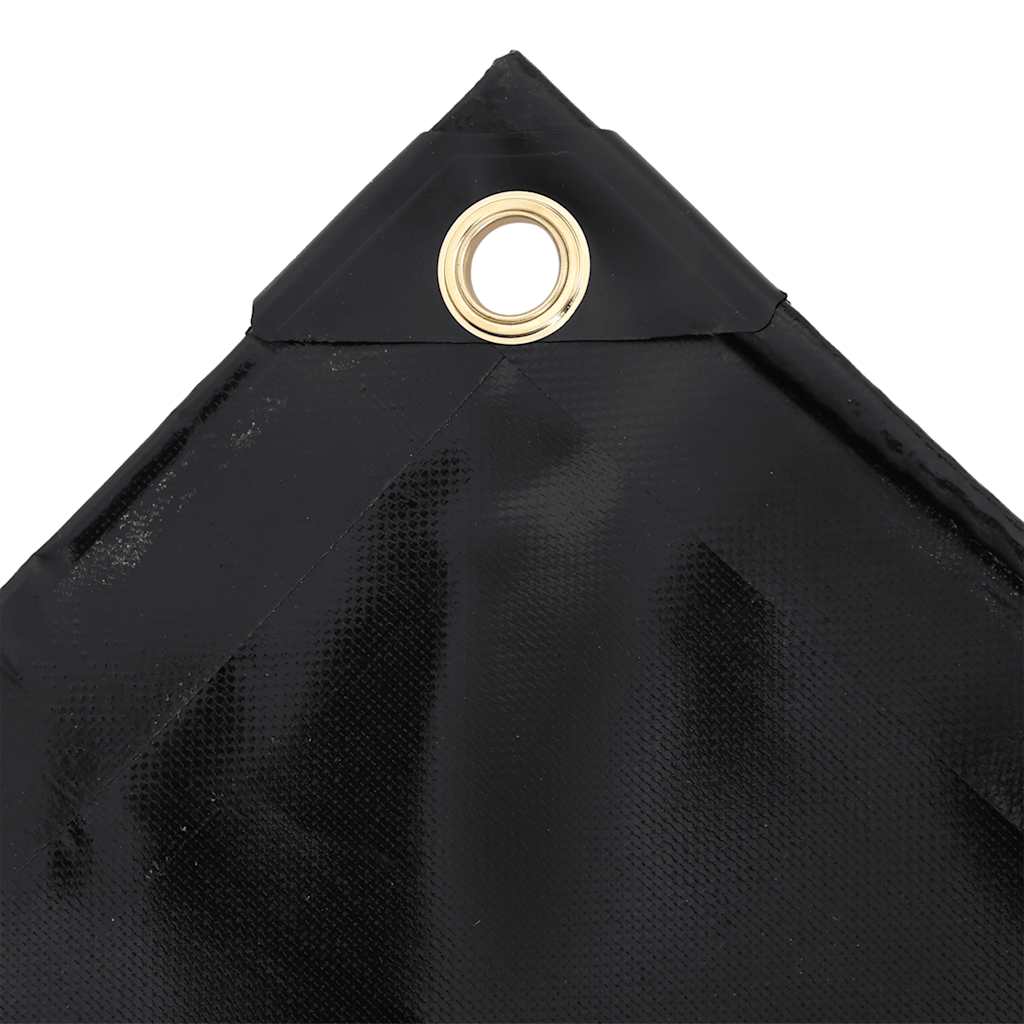 Dekzeil 650 g/m² 3,5x2,55 m zwart – afbeelding 2