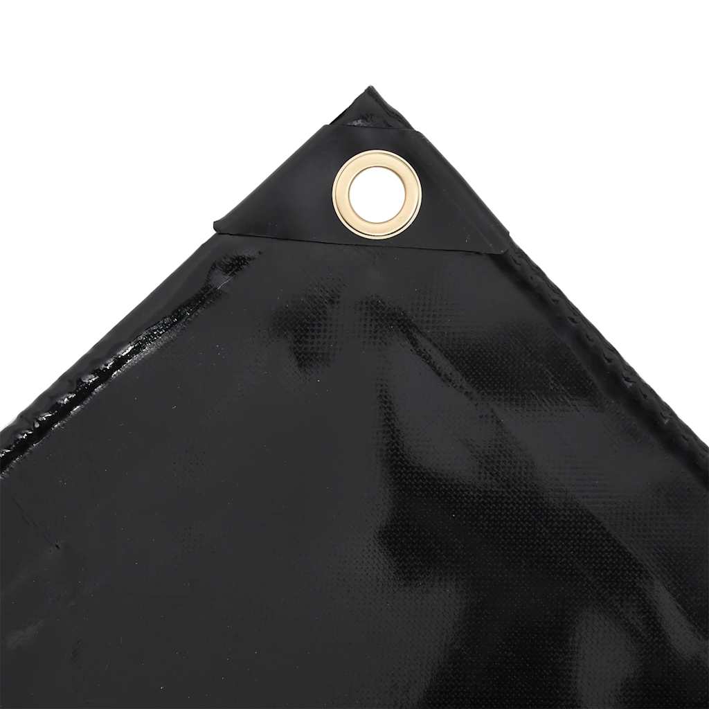 Dekzeil 650 g/m² 3,5x2,55 m zwart – afbeelding 4