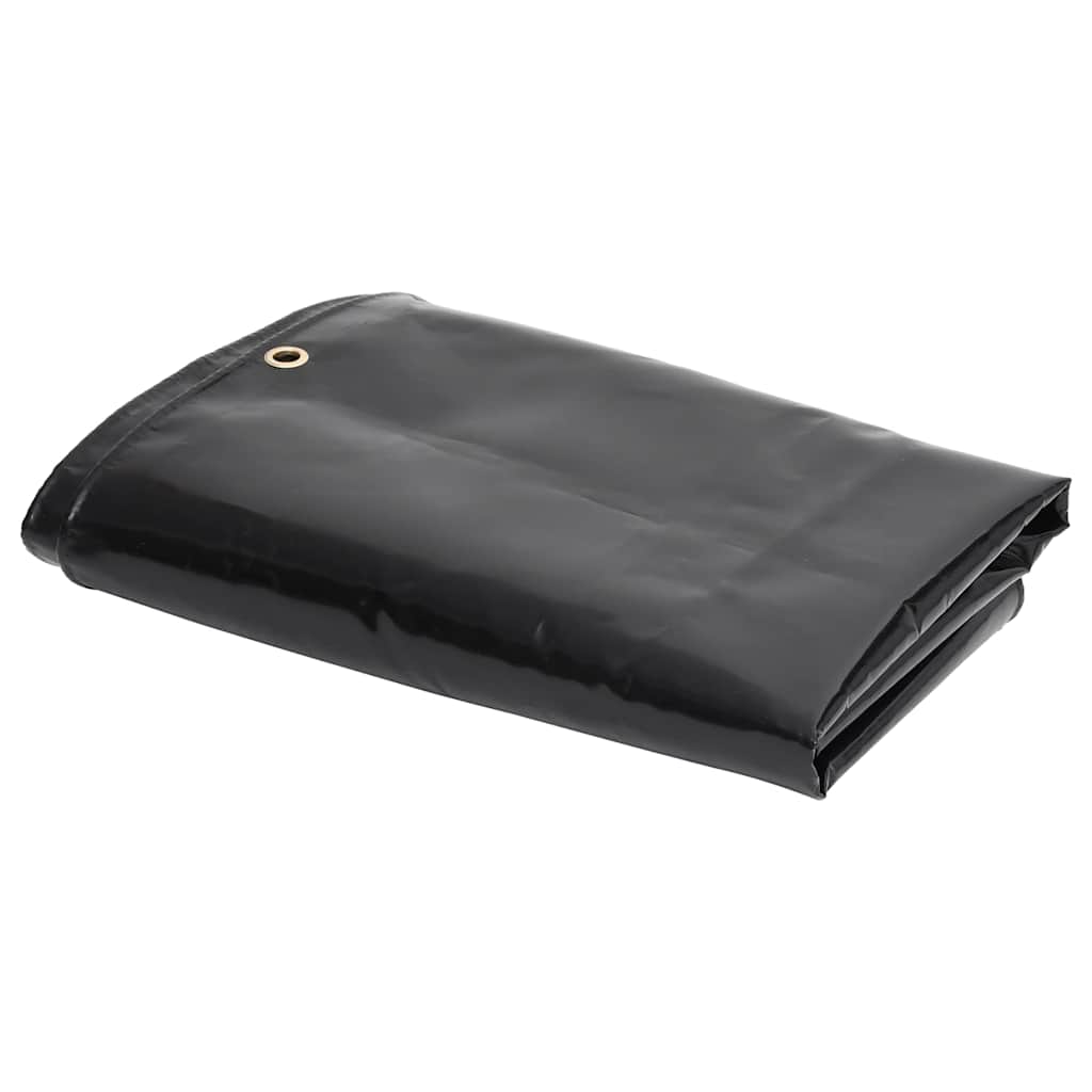 Zeildoek 650 g/m² 6x8 m Zwart