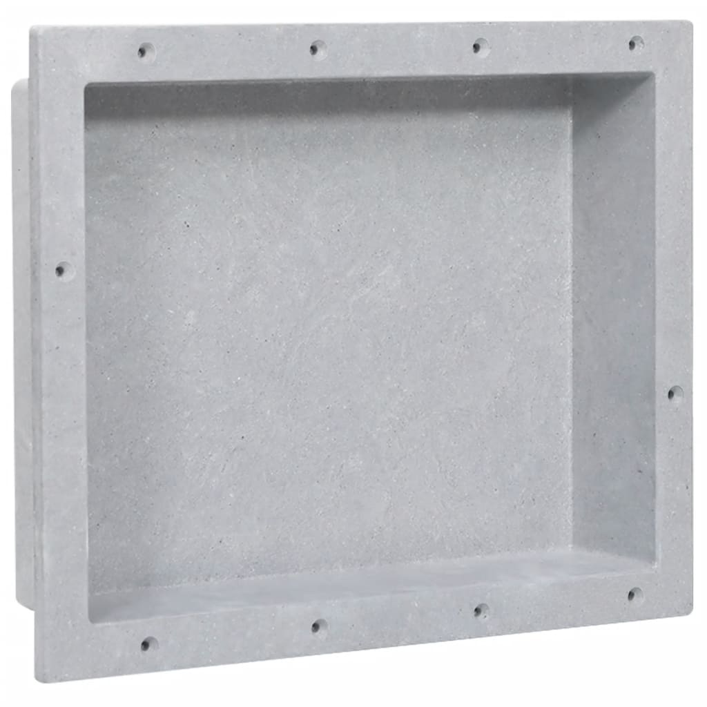 Douchenis 41x51x10 cm matgrijs