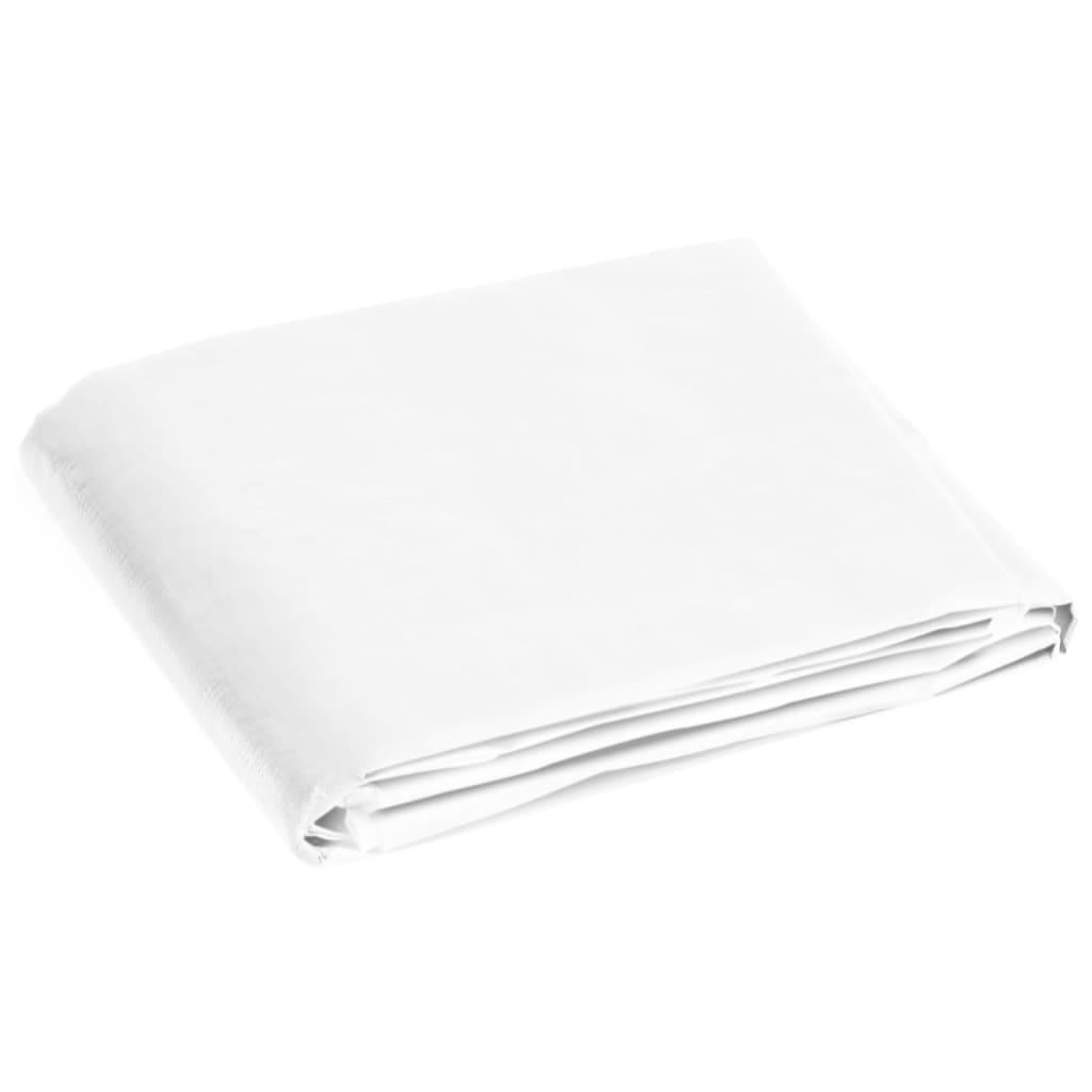 Dekzeil 180 g/m² 8x12 m HDPE wit – afbeelding 3