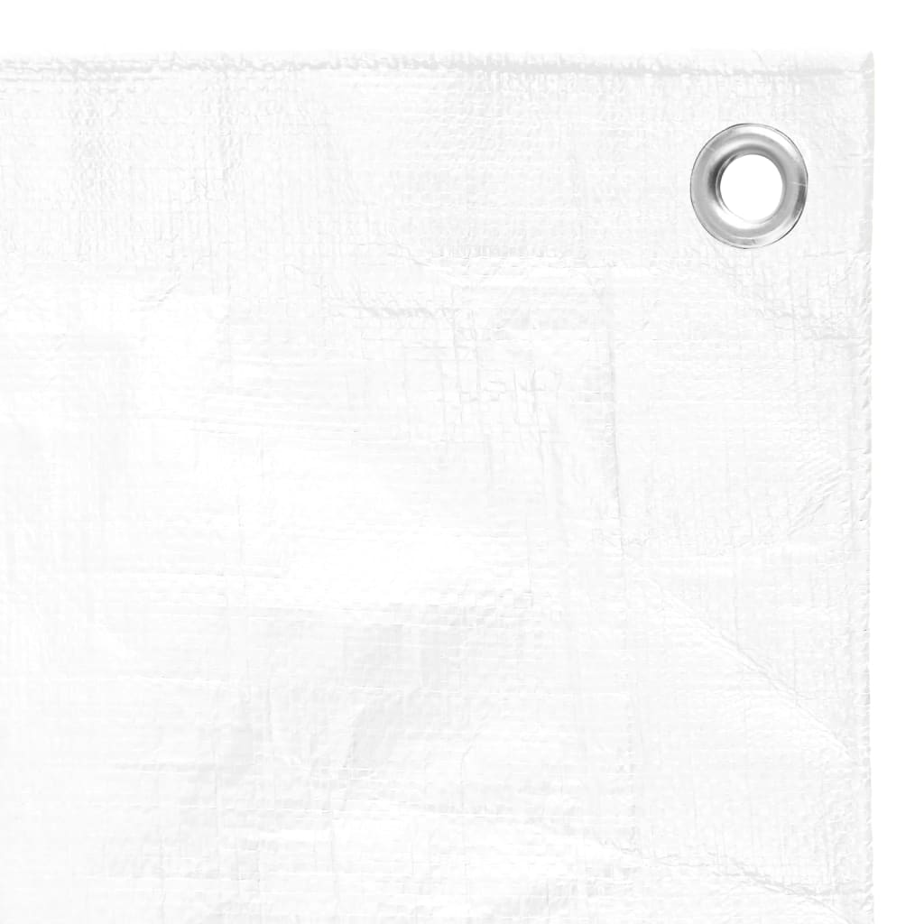 Dekzeil 180 g/m² 8x12 m HDPE wit – afbeelding 4