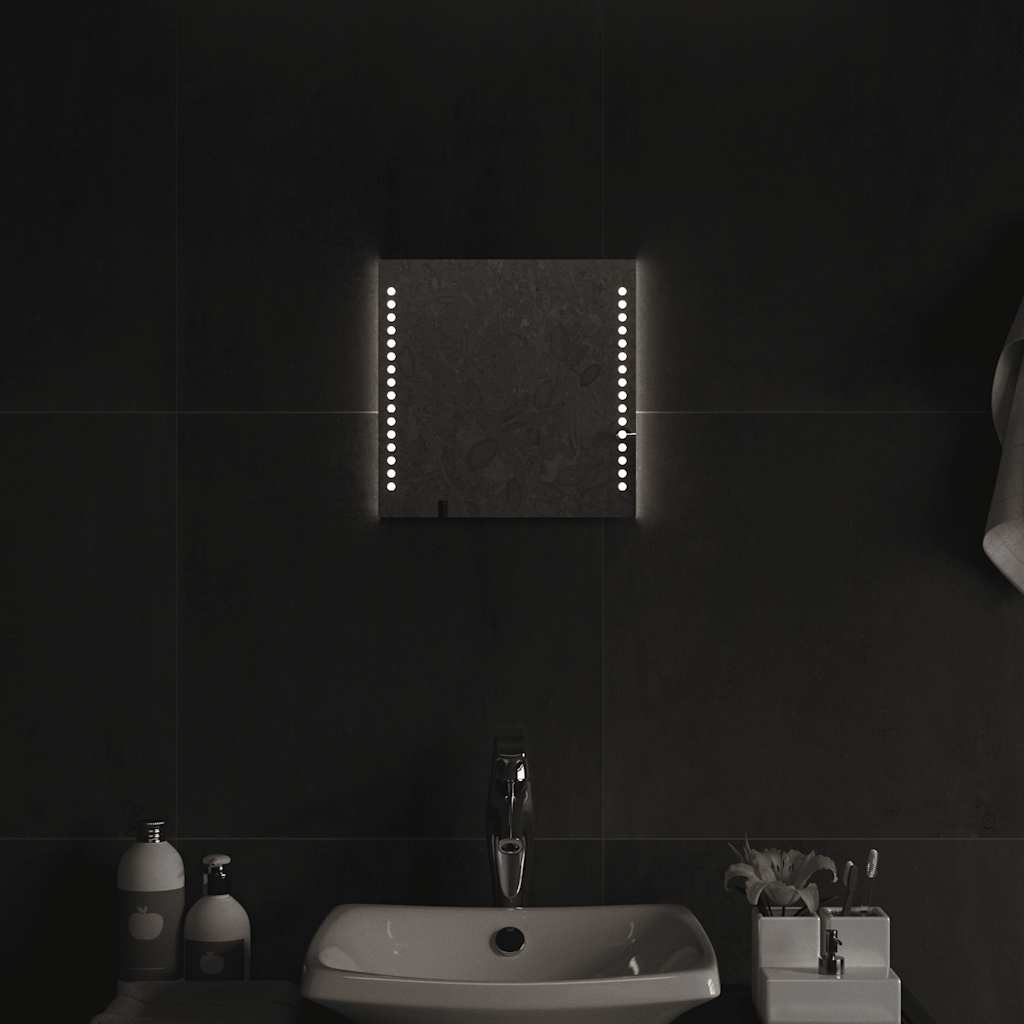 Badkamerspiegel LED 30x30 cm