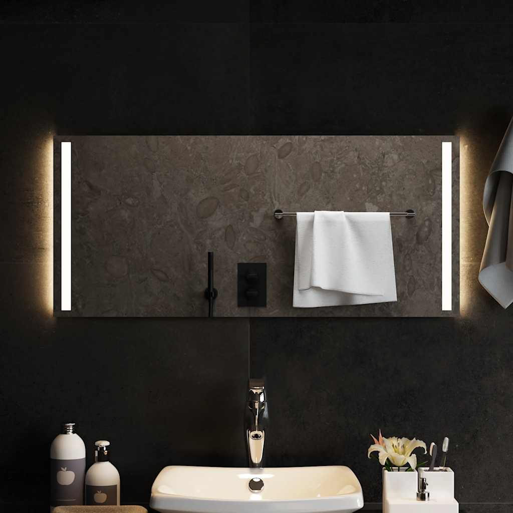 Badkamerspiegel LED 90x40 cm – afbeelding 1