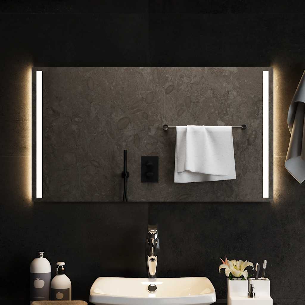 Badkamerspiegel LED 90x50 cm – afbeelding 1